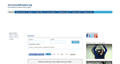 Desktop Screenshot of anunciosdeempleo.org
